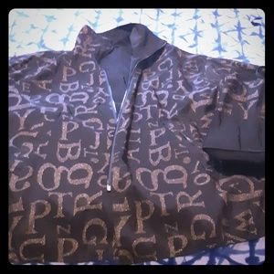 Mp reversible spring coat with bag